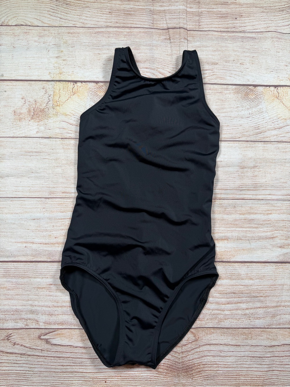 balera Black Tank-Style Dance Ballet Leotard for Kids